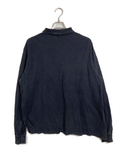 BALENCIAGA（バレンシアガ）BALENCIAGA (バレンシアガ) Laurel Destroyed Polo Shirt 25SS ユニセックス ブラック サイズ:XXSの古着・服飾アイテム