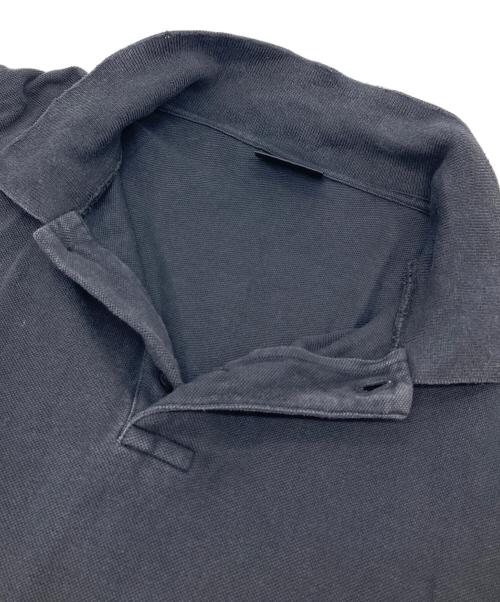 BALENCIAGA（バレンシアガ）BALENCIAGA (バレンシアガ) Laurel Destroyed Polo Shirt 25SS ユニセックス ブラック サイズ:XXSの古着・服飾アイテム