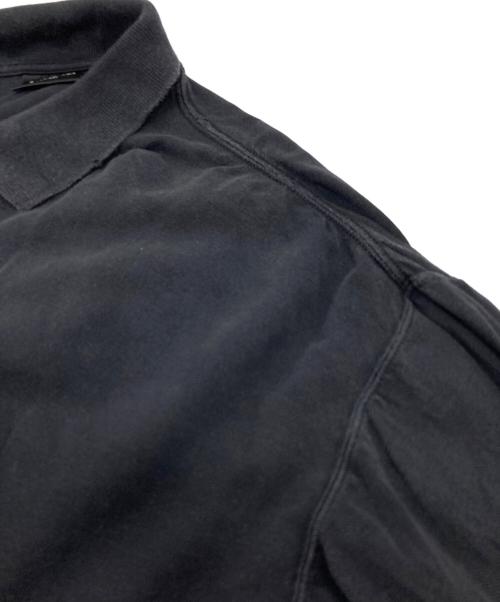 BALENCIAGA（バレンシアガ）BALENCIAGA (バレンシアガ) Laurel Destroyed Polo Shirt 25SS ユニセックス ブラック サイズ:XXSの古着・服飾アイテム