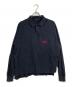 BALENCIAGA（バレンシアガ）の古着「Laurel Destroyed Polo Shirt 25SS ユニセックス」｜ブラック