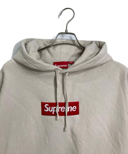 SUPREME（シュプリーム）Supreme (シュプリーム) Box Logo Hooded “Stone” スウェットパーカー　24FW ベージュ サイズ:Mの古着・服飾アイテム