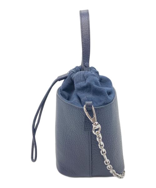Maison Margiela（メゾンマルジェラ）Maison Margiela (メゾンマルジェラ) 5AC バケットバッグ　代理店表記無し  ネイビー サイズ:実寸参照の古着・服飾アイテム