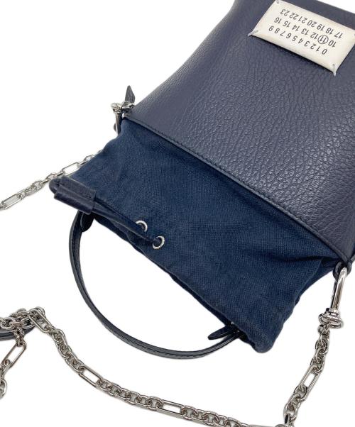Maison Margiela（メゾンマルジェラ）Maison Margiela (メゾンマルジェラ) 5AC バケットバッグ　代理店表記無し  ネイビー サイズ:実寸参照の古着・服飾アイテム