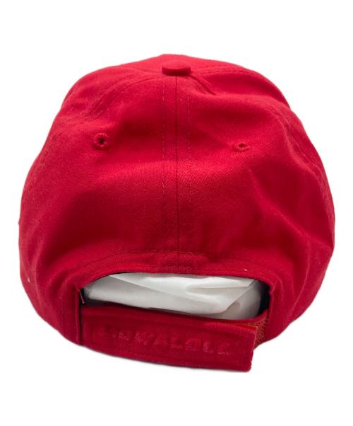 MOWALOLA（モワローラ）MOWALOLA (モワローラ) Mowalola Red 'Chi' Cap レッド サイズ:実寸参照の古着・服飾アイテム