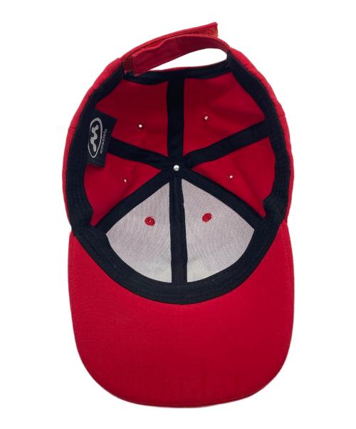 MOWALOLA（モワローラ）MOWALOLA (モワローラ) Mowalola Red 'Chi' Cap レッド サイズ:実寸参照の古着・服飾アイテム