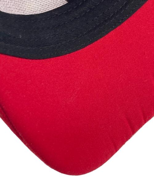 MOWALOLA（モワローラ）MOWALOLA (モワローラ) Mowalola Red 'Chi' Cap レッド サイズ:実寸参照の古着・服飾アイテム