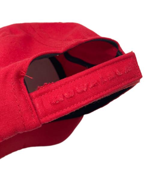 MOWALOLA（モワローラ）MOWALOLA (モワローラ) Mowalola Red 'Chi' Cap レッド サイズ:実寸参照の古着・服飾アイテム