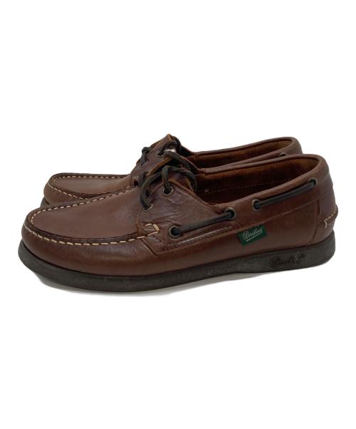 PARABOOT（パラブーツ）PARABOOT (パラブーツ) バース デッキシューズ ブラウン サイズ:3  1/2の古着・服飾アイテム