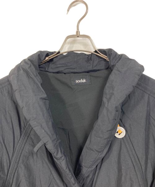 soduk（スドーク）soduk (スドーク) puffy warm coat  パフィーウォームコート ブラック サイズ:実寸参照の古着・服飾アイテム
