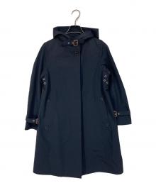 Traditional Weatherwear（トラディショナルウェザーウェア）の古着「DELVINE フーデッドコート」｜ネイビー