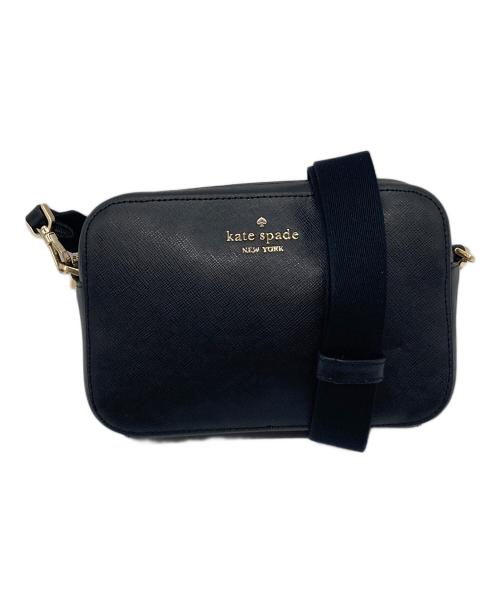 Kate Spade（ケイトスペード）Kate Spade (ケイトスペード) マディソン ロゴ ミニ カメラ バッグ ブラック サイズ:実寸参照の古着・服飾アイテム