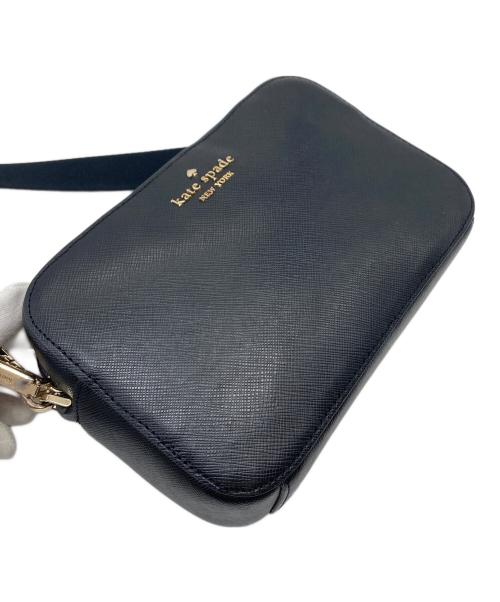Kate Spade（ケイトスペード）Kate Spade (ケイトスペード) マディソン ロゴ ミニ カメラ バッグ ブラック サイズ:実寸参照の古着・服飾アイテム