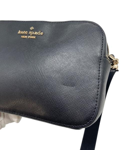 Kate Spade（ケイトスペード）Kate Spade (ケイトスペード) マディソン ロゴ ミニ カメラ バッグ ブラック サイズ:実寸参照の古着・服飾アイテム