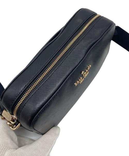 Kate Spade（ケイトスペード）Kate Spade (ケイトスペード) マディソン ロゴ ミニ カメラ バッグ ブラック サイズ:実寸参照の古着・服飾アイテム