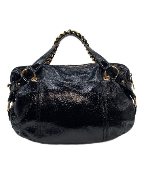 MICHAEL KORS（マイケルコース）MICHAEL KORS (マイケルコース) チェーントートバッグ ブラック サイズ:実寸参照の古着・服飾アイテム