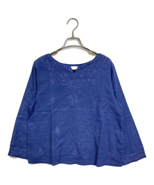 royal heritage（ロイヤルヘリテイジ）royal heritage (ロイヤルヘリテイジ) コットンブラウス ネイビー サイズ:実寸参照 未使用品の古着・服飾アイテム