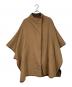 AMERI（アメリ）の古着「REVERSIBLE COLOR PONCHO ポンチョコート」｜ブラウン