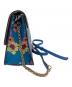 FURLA (フルラ) Metropolis Bird Print Bag  メトロポリスバードプリントバッグ　ショルダーバッグ ブルー サイズ:実寸参照：6000円