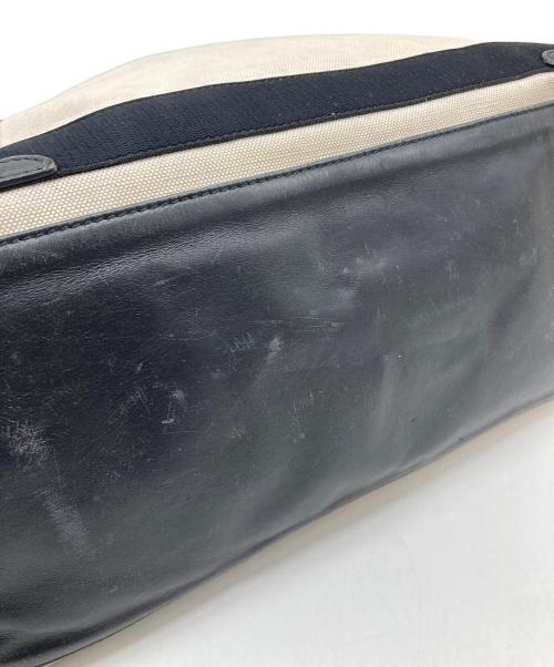 BALENCIAGA（バレンシアガ）BALENCIAGA (バレンシアガ) カバスM トートバッグ　旅行 トラベル タウンユース ホワイト×ブラック サイズ:実寸参照の古着・服飾アイテム