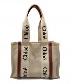 Chloeクロエ）の古着「ウッディトートバッグ ミディアム」｜ベージュ