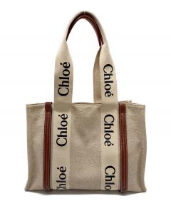 中古・古着通販】Chloe (クロエ) ウッディミディアムキャンバスレザー