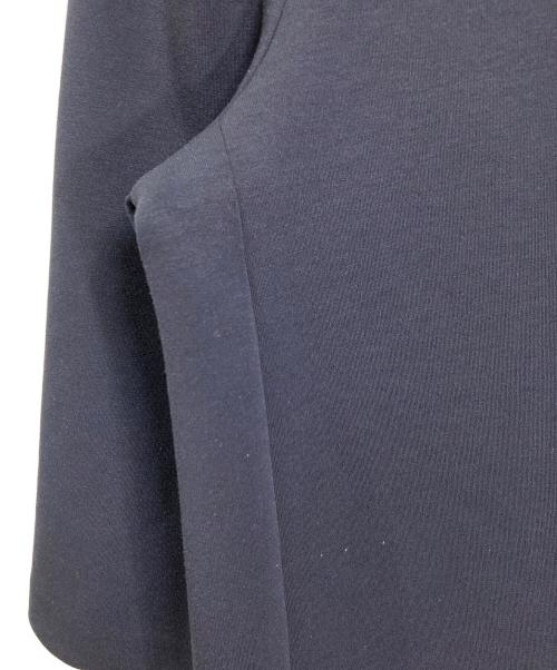 DEUXIEME CLASSE（ドゥーズィエム クラス）Deuxieme Classe (ドゥーズィエム クラス) dumblefit クルーネック ブラウス　セレモニー　日本製 ネイビー サイズ:実寸参照の古着・服飾アイテム