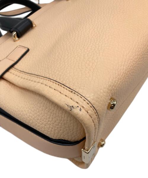 COACH（コーチ）COACH (コーチ) ターンロック 2WAYバッグ ベージュ サイズ:実寸参照の古着・服飾アイテム