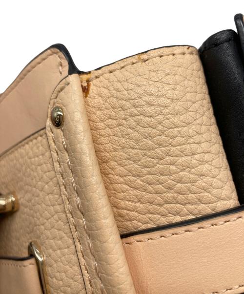 COACH（コーチ）COACH (コーチ) ターンロック 2WAYバッグ ベージュ サイズ:実寸参照の古着・服飾アイテム