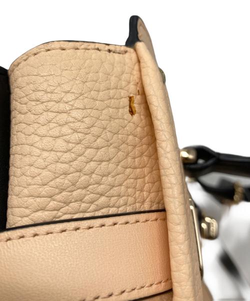 COACH（コーチ）COACH (コーチ) ターンロック 2WAYバッグ ベージュ サイズ:実寸参照の古着・服飾アイテム