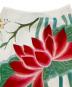 VIVIENNE TAM (ヴィヴィアンタム) LOTUS PRINT SKIRT  ロータスプリントスカート　花柄　25AW アイボリー サイズ:40：5000円