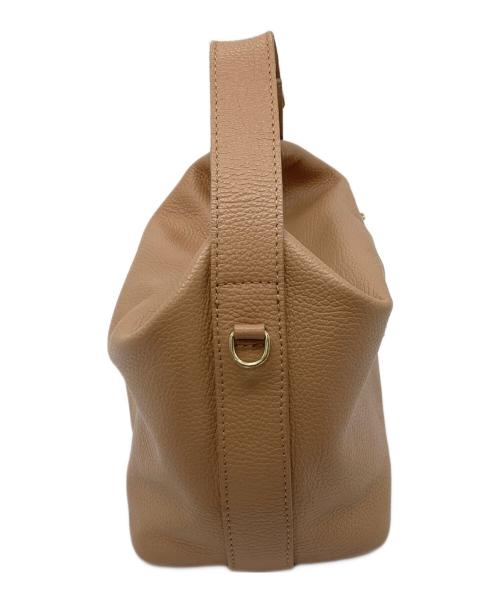 NOLLEY'S（ノーリーズ）NOLLEY'S (ノーリーズ) ワンハンドルバンブーヒネリバッグ ブラウン サイズ:実寸参照の古着・服飾アイテム