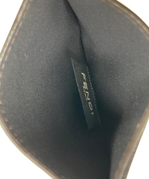 FENDI（フェンディ）FENDI (フェンディ) ファンタスティックフェンディフューチャー カードケース　26SS タカノ綾コラボ ブラウン サイズ:実寸参照の古着・服飾アイテム