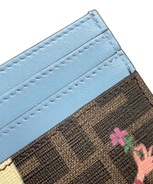 FENDI（フェンディ）FENDI (フェンディ) ファンタスティックフェンディフューチャー カードケース　26SS タカノ綾コラボ ブラウン サイズ:実寸参照の古着・服飾アイテム