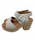 CLARKS (クラークス) KIMMEIHI STRAP  キンメイヒストラップ  サンダル　 ベージュ×ホワイト サイズ:UK4.5：5000円
