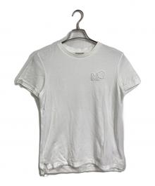 MONCLER（モンクレール）の古着「ロゴ刺繍Tシャツ　半袖カットソー　Tシャツ　Tee」｜ホワイト