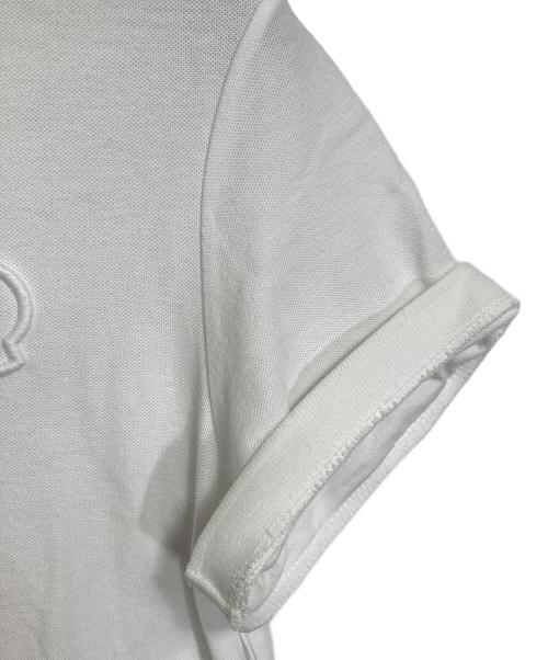 MONCLER（モンクレール）MONCLER (モンクレール) ロゴ刺繍Tシャツ　半袖カットソー　Tシャツ　Tee ホワイト サイズ: Sの古着・服飾アイテム