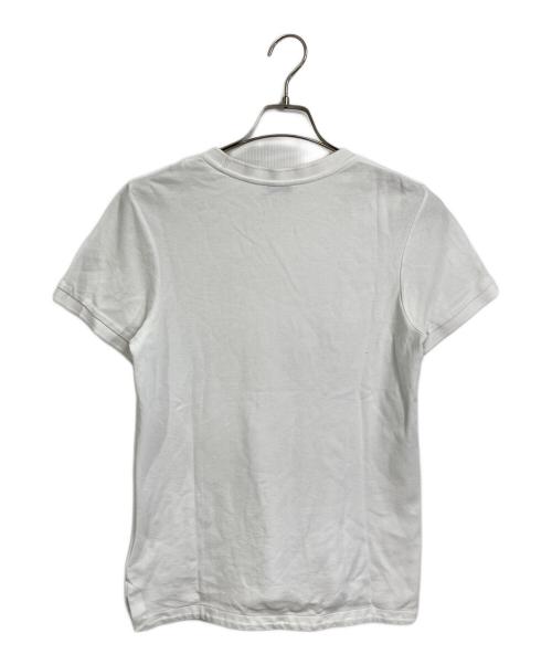 MONCLER（モンクレール）MONCLER (モンクレール) ロゴ刺繍Tシャツ　半袖カットソー　Tシャツ　Tee ホワイト サイズ: Sの古着・服飾アイテム
