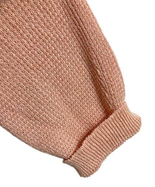 Spick and Span（スピック＆スパン）Spick and Span (スピック＆スパン) コットンリネンギマリンクスルーズプルオーバー　ニット　日本製　26SS ピンク サイズ:FREE 未使用品の古着・服飾アイテム