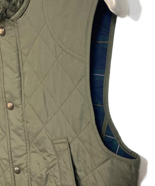 POLO RALPH LAUREN（ポロ・ラルフローレン）POLO RALPH LAUREN (ポロ・ラルフローレン) キルティングベスト　中綿ベスト　アウター　ライトアウター　 カーキ サイズ:Sの古着・服飾アイテム