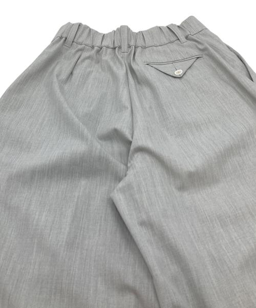 shirocon（シロコン）shirocon (シロコン) ウエストリボンダブルタックパンツ グレー サイズ:38の古着・服飾アイテム