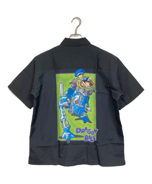 graniph（グラニフ）graniph (グラニフ) ドラゴンボール (ドラゴンボール) ビッグシルエットポリトロ半袖シャツ　オーバーサイズ　DRAGON BALL ブラック サイズ: S 未使用品の古着・服飾アイテム
