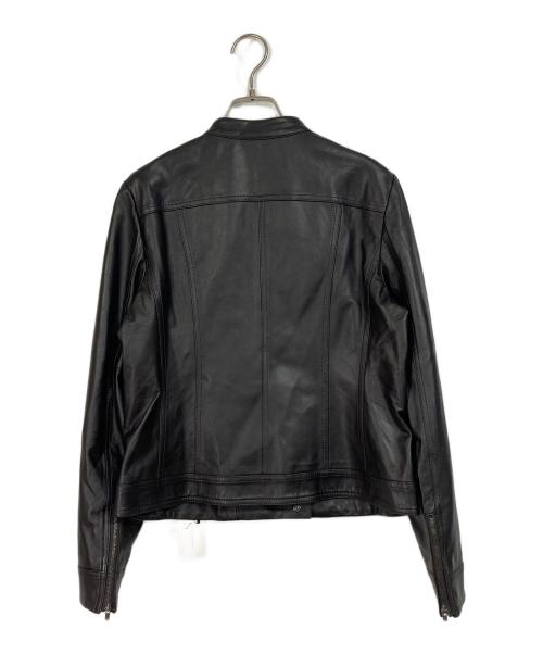 c's（シーズ）c's (シーズ) ライダースジャケット　ラムレザー　羊革 ブラウン サイズ:Lの古着・服飾アイテム