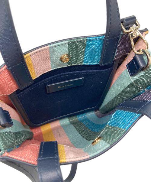 PAUL SMITH（ポールスミス）Paul Smith (ポールスミス) マルチストライプショルダーバッグ マルチカラー サイズ:実寸参照の古着・服飾アイテム