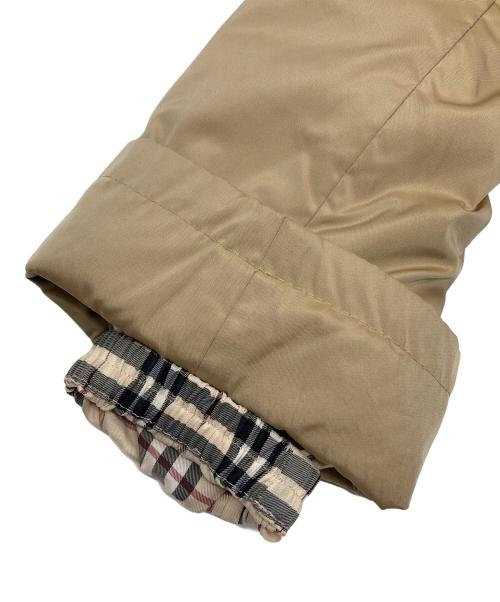 BURBERRY LONDON（バーバリーロンドン）BURBERRY LONDON (バーバリーロンドン) ノバチェック ダウンジャケット　アウター ベージュ サイズ:9の古着・服飾アイテム