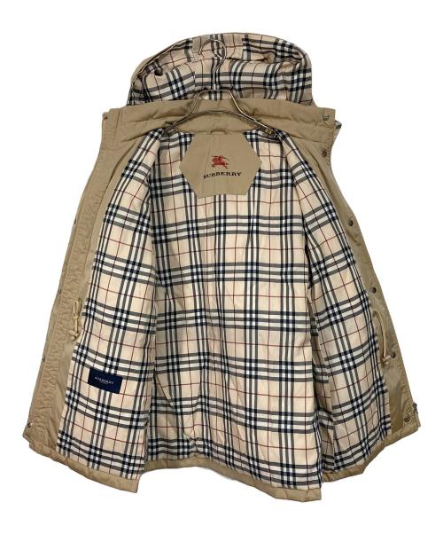 BURBERRY LONDON（バーバリーロンドン）BURBERRY LONDON (バーバリーロンドン) ノバチェック ダウンジャケット　アウター ベージュ サイズ:9の古着・服飾アイテム