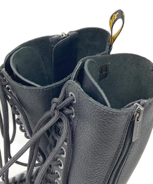 Dr.Martens（ドクターマーチン）Dr.Martens (ドクターマーチン) 20 ホール ブーツ　ロングブーツ　編み上げブーツ　レースアップブーツ ブラック サイズ:UK5の古着・服飾アイテム