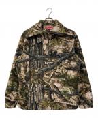 SUPREMEシュプリーム）の古着「25FW リアルツリー POLARTEC FACE MASK HALF ZIP HOODED」｜ブラウン