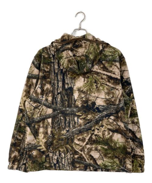SUPREME（シュプリーム）Supreme (シュプリーム) 25FW リアルツリー POLARTEC FACE MASK HALF ZIP HOODED ブラウン サイズ:Mの古着・服飾アイテム