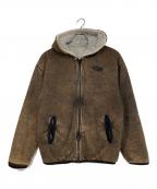 DIESELディーゼル）の古着「F-Ella フーディ　リバーシブル　ボアジャケット」｜ブラウン