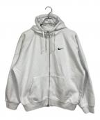 NIKE×SUPREMEナイキ×シュプリーム）の古着「Zip Up Hooded Sweatshirt 25SS」｜ホワイト